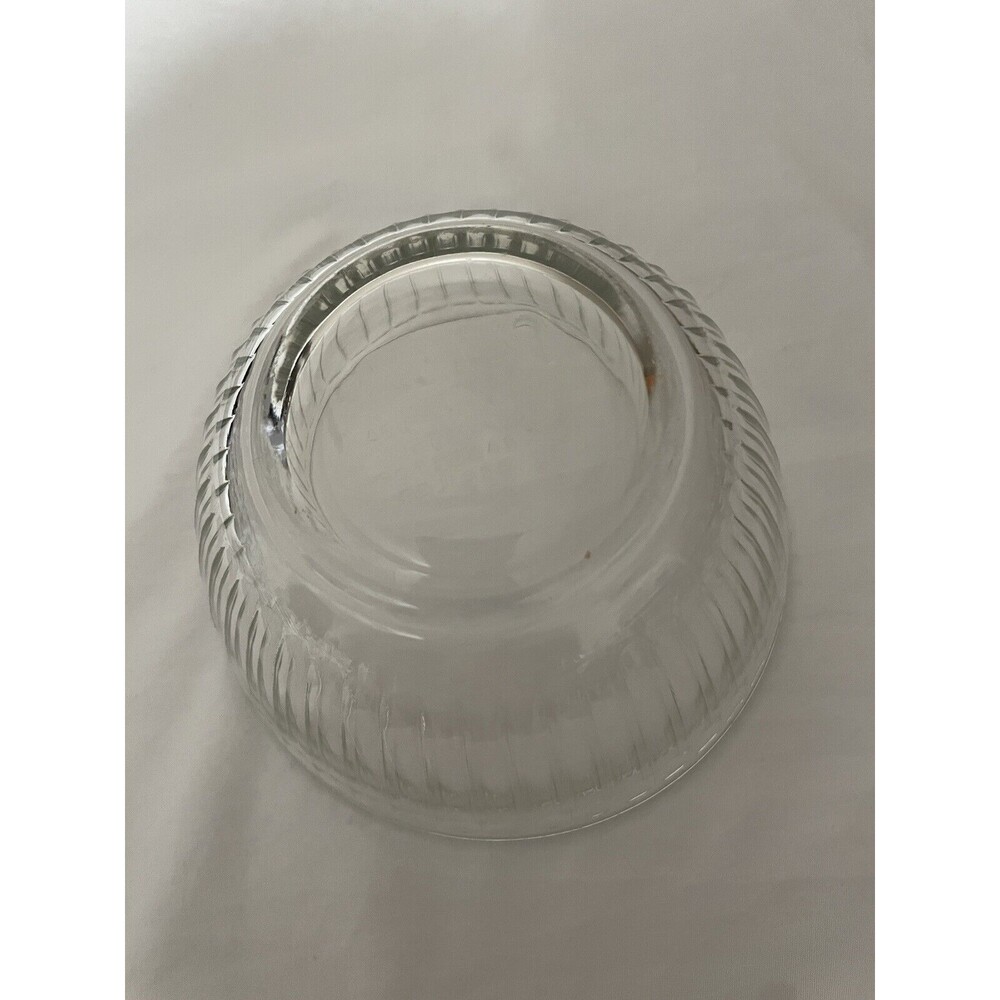 Three Pyrex Glass 7401-S Clear Mixing Bowls Ribbed 3 cups Kitchen Glassware - Picture 5 of 7